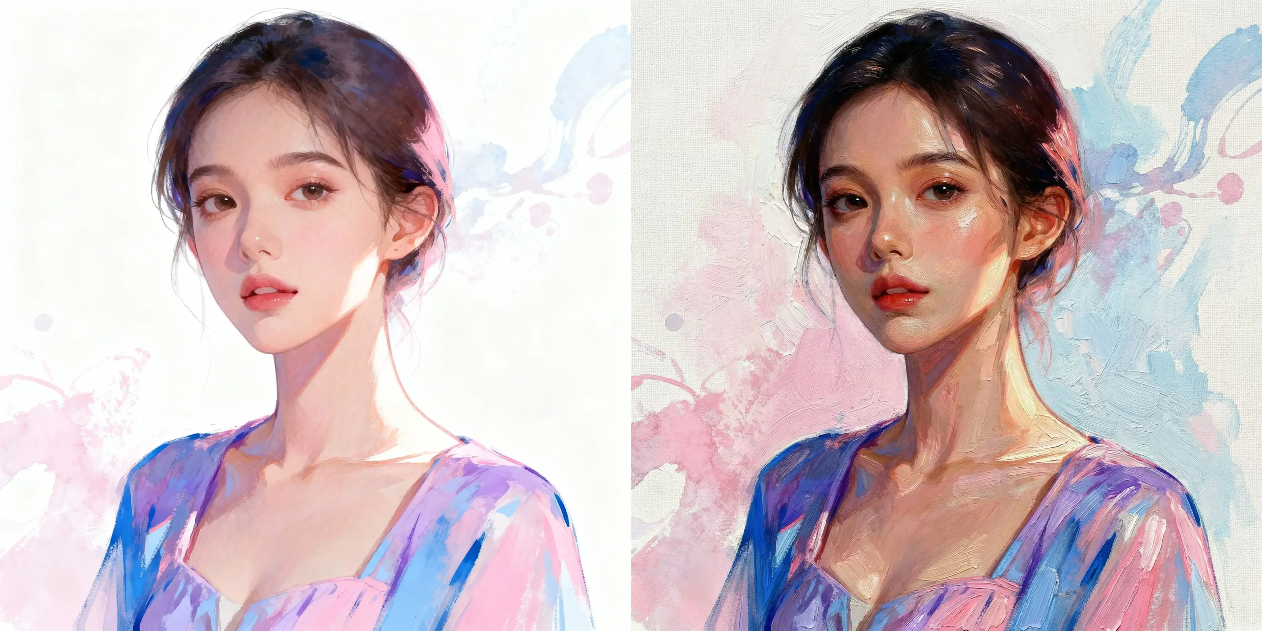 AI image style editing example