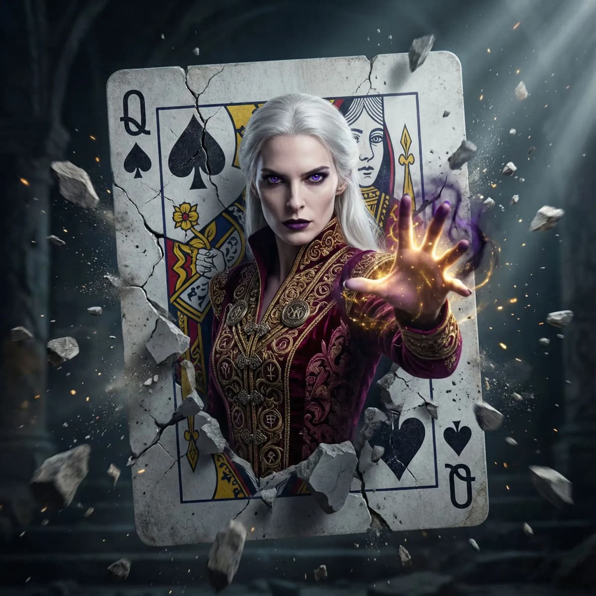 AI poster effects example