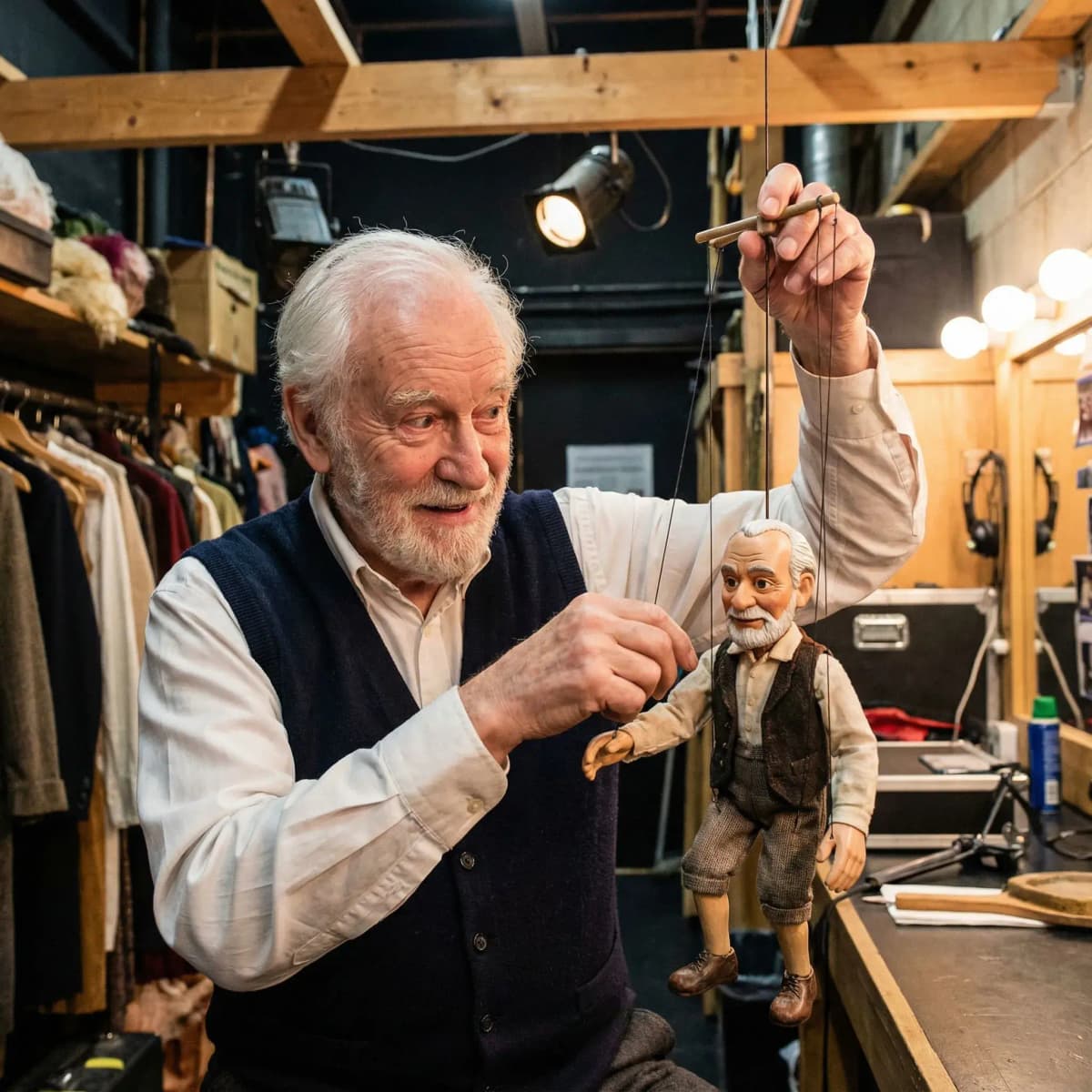 AI puppet surreal portrait transformation example