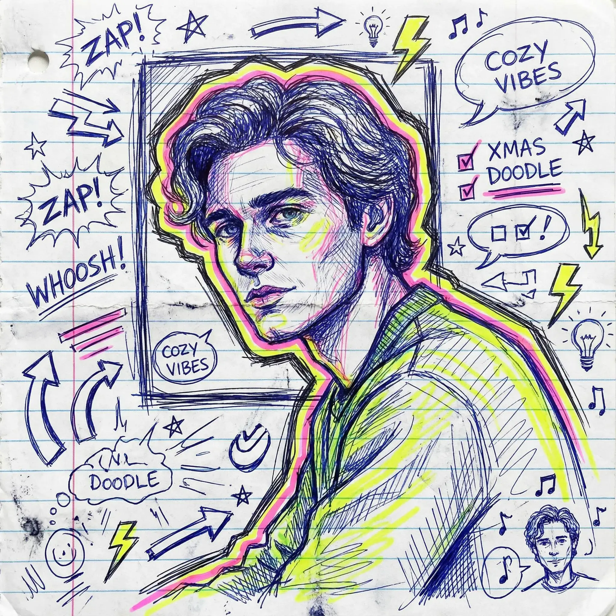 Ejemplo de transferencia de estilo IA de graffiti eléctrico