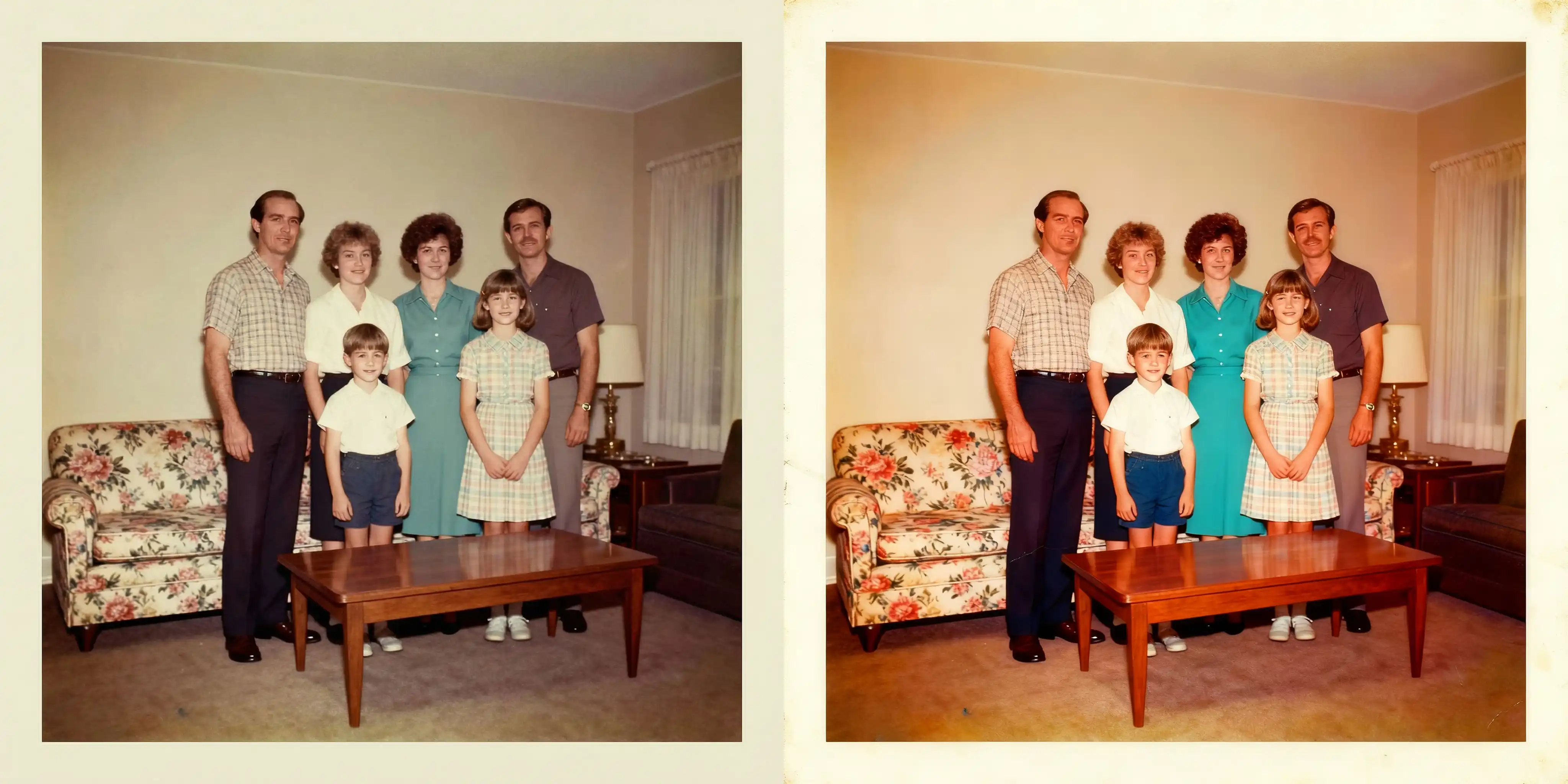 AI preserving faces in old photo restoration