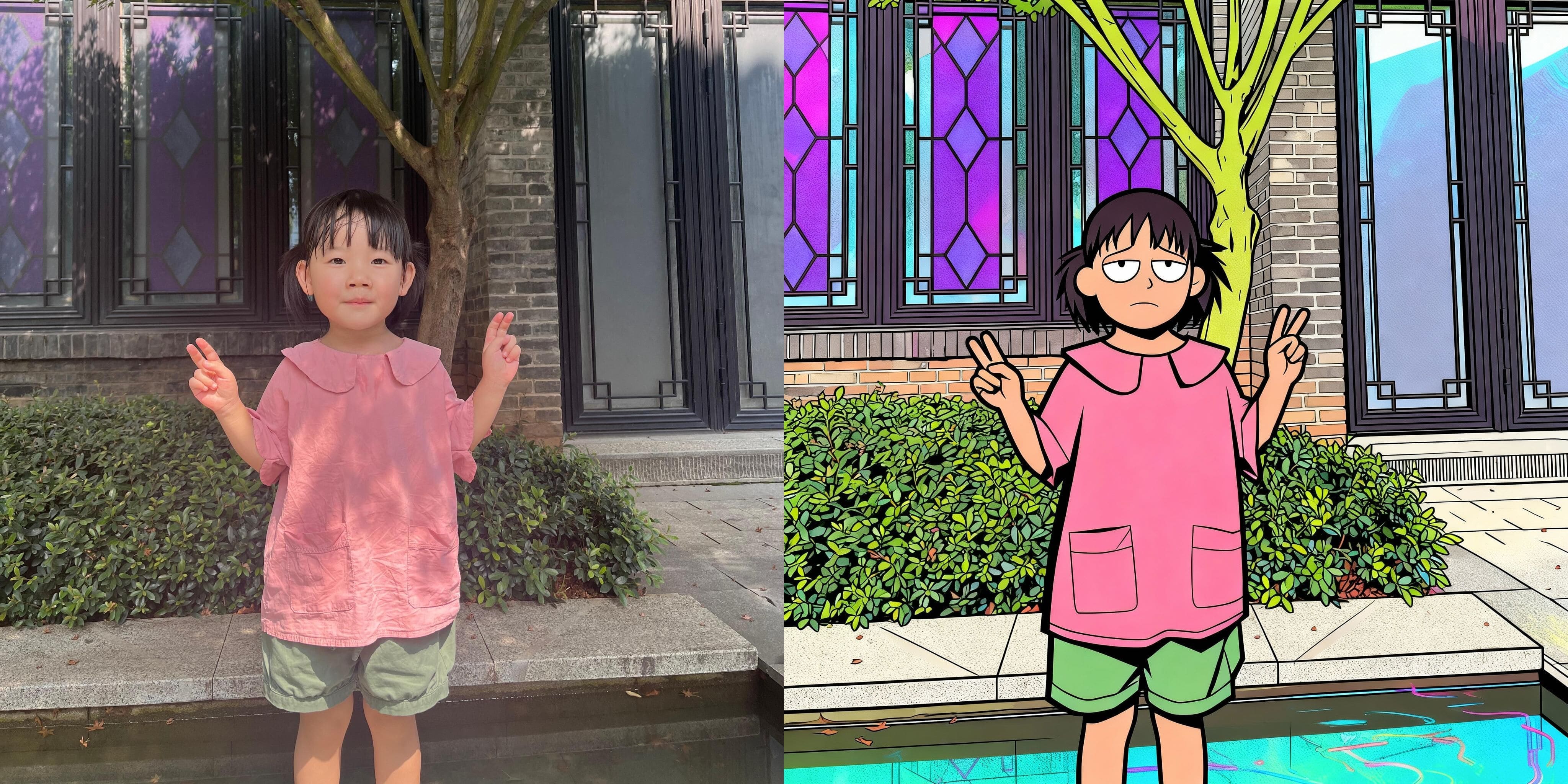 Ejemplo de transferencia de estilo IA de Rick and Morty