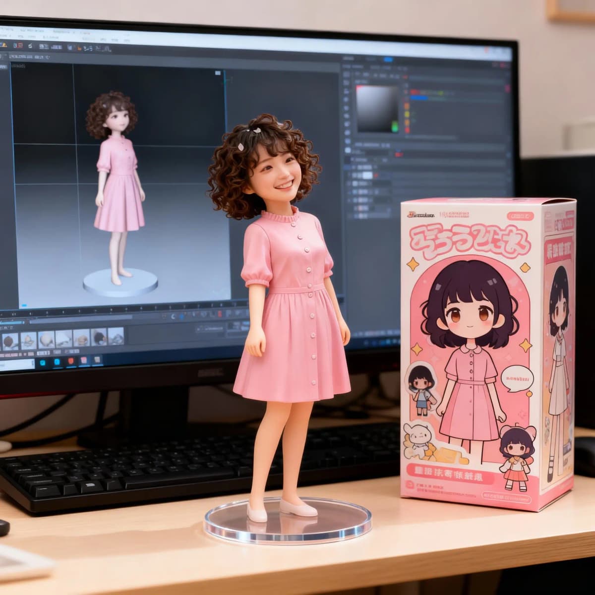 AI action figure collectible transformation example