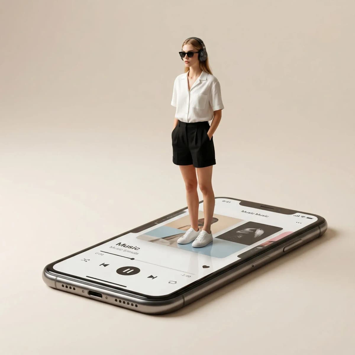 AI digital art style transfer example