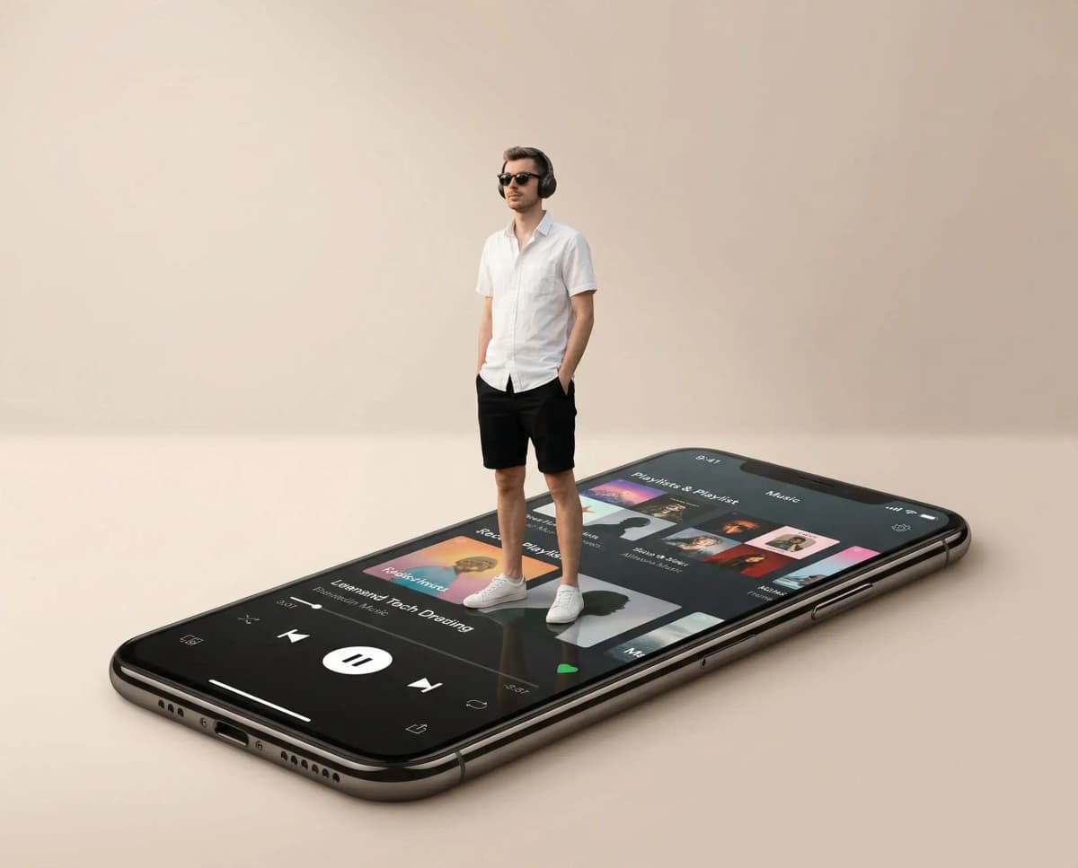 AI digital art social media content example