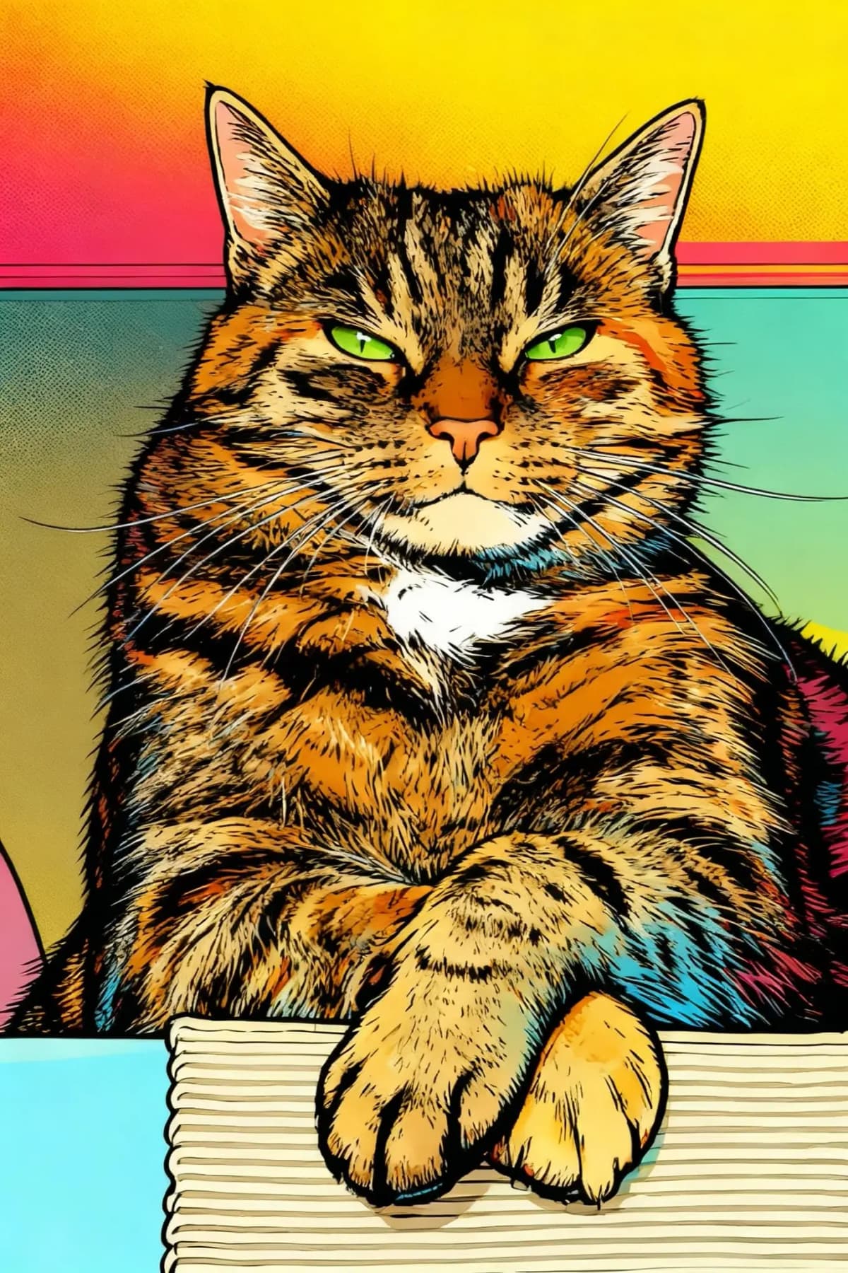 AI GTA 生成器肖像海报示例